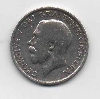 GRAN BRETAÑA DEL AÑO 1916 DE 1 SHILLING